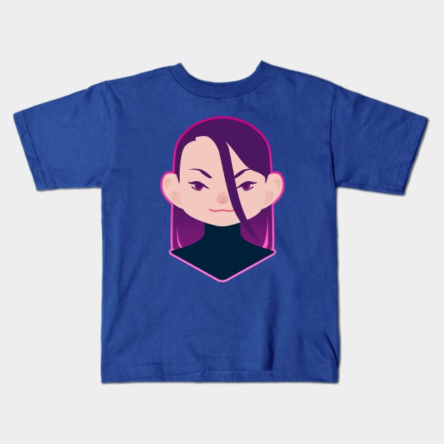 Psylocke Kids T-Shirt by Snibbits